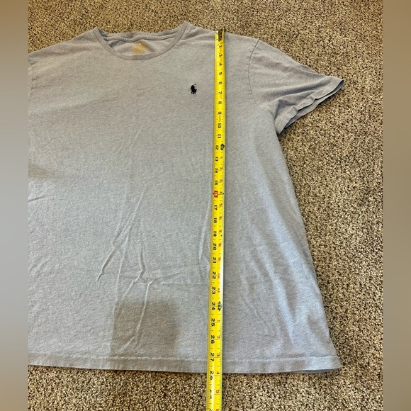 POLO RALPH LAUREN XXL Heathered Gray Short Sleeve Tee R $60 - Picture 4 of 5